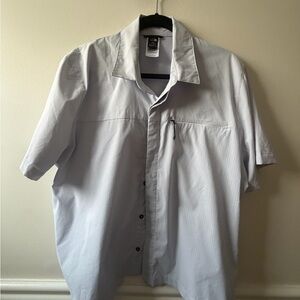 The North Face Light Gray Button Down Shirt